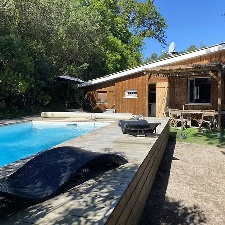 펜션 Maison A Biscarrosse: 8 Pers, Piscine, Clim, Proche Et Pistes Cyclables, Menage Inclus - Fr-1-319-538 비스카로세
