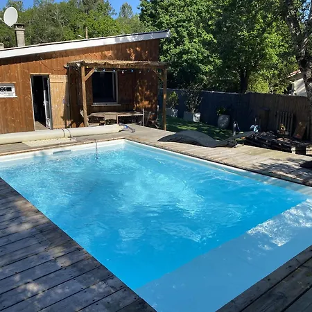 Maison A Biscarrosse: 8 Pers, Piscine, Clim, Proche Et Pistes Cyclables, Menage Inclus - Fr-1-319-538 Holiday home Biscarrosse