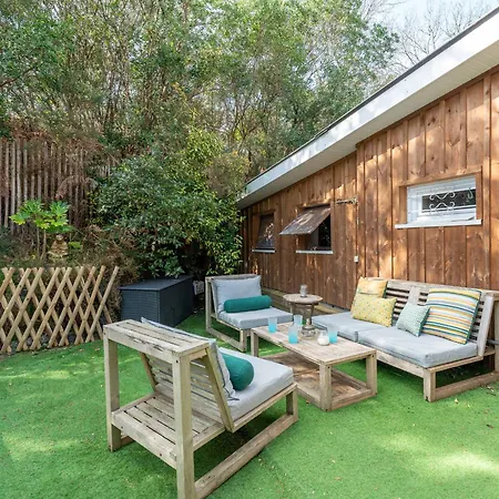 Maison A Biscarrosse: 8 Pers, Piscine, Clim, Proche Et Pistes Cyclables, Menage Inclus - Fr-1-319-538